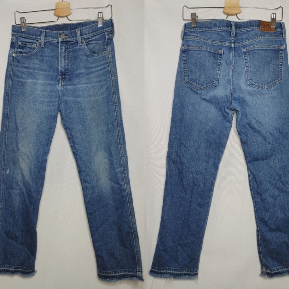 Lucky Brand Jeans Authentic Straight Crop Candiani Milan Stretch‎ Cotton 4 27